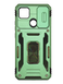Чохол Camshield Army Ring для Xiaomi Redmi 9C/10A light green протиударний шторка/захист камери