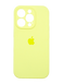 Силиконовый чехол Full Cover для iPhone 14 Pro Max mellow yellow Full Camera