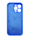 Силіконовий чохол Full Cover для iPhone 16 Pro royal blue (capri blue) Full Camera
