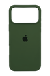 Силіконовий чохол Full Cover для iPhone 17 Pro Max cyprus green