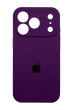Силіконовий чохол Full Cover для iPhone 17 Pro purple (grape) Full Camera