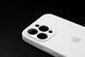 Силіконовий чохол Full Cover для iPhone 14 Pro Max white Full Camera