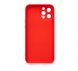 Чохол TPU+Glass sapphire matte case для iPhone 12 Pro Max Cola red