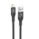 USB кабель Hoco X72 Lightning 2.4A/1m black