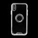 Чехол Space Ring Drop Protection для iPhone X/XS clear silver button