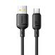 USB кабель Baseus Silky Series Type-C 100W 1m black