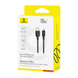 USB кабель Baseus Silky Series Type-C 100W 1m black