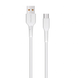 USB кабель Walker C315 Micro 2.1A 1m white