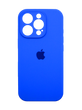 Силиконовый чехол Full Cover для iPhone 16 Pro royal blue (capri blue) Full Camera