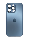Чехол AG-Glass Matte Camera Lens with Magsafe для iPhone 13 Pro navy blue
