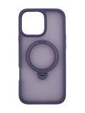 Чохол TPU+PC Metal Buttons with MagSafe Colorful HQ Ring для iPhone 16 Pro Max purple