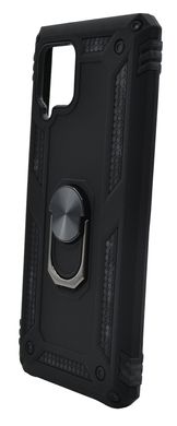 Чехол Serge Ring for Magnet для Samsung A42 5G black противоударный с магнит держателем