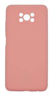 Силіконовий чохол Full Cover для Xiaomi Poco X3 NFC/Poco X3 Pro pink Full Camera без logo