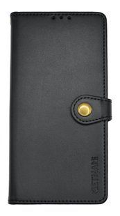 Чехол-книжка кожа для Xiaomi Redmi Note 8T black Getman Gallant PU