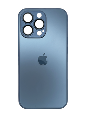 Чохол AG-Glass Matte Camera Lens with Magsafe для iPhone 13 Pro navy blue