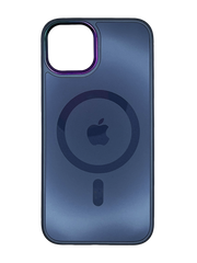 Чохол TPU+Glass Sapphire Mag Evo case для iPhone 13 dark blue
