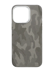 Чехол Speshl Camo Leather with MagSafe для iPhone 15 Pro grey