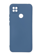 Силіконовий чохол Full Cover для Xiaomi Redmi 9C navy blue Full Camera без logo