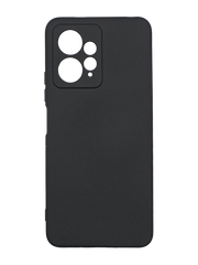 Силіконовий чохол SMTT для Xiaomi Redmi Note 12 4G black Full Camera з мікрофіброю