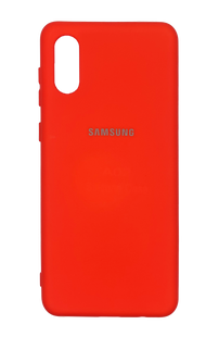 Силіконовий чохол Full Cover для Samsung A02 red my color