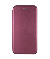 Чехол книжка Original кожа для Samsung A35 5G marsala