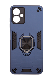 Чехол Transformer Ring for Magnet для Samsung A06 dark blue противоударный Full Camera
