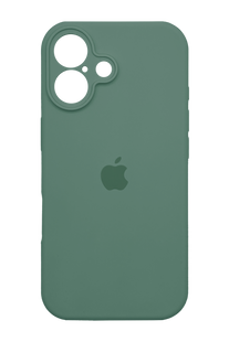 Силиконовый чехол Full Cover для iPhone 17 pine green Full Camera