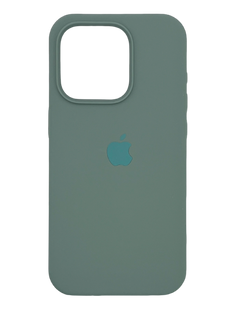 Силіконовий чохол Full Cover для iPhone 15 Pro pine green