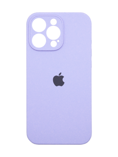 Силіконовий чохол Full Cover для iPhone 16 Pro light lilac (glycine) Full Camera