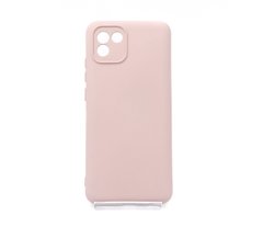 Силіконовий чохол Full Cover для Samsung A03 pink sand Full Сamera без logo
