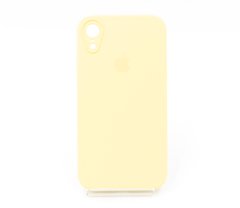 Силіконовий чохол Full Cover Square для iPhone XR canary yellow Full Camera