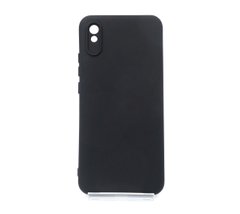 Силіконовий чохол Full Cover для Xiaomi Redmi 9A black Full Camera без logo
