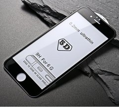 Защитное 5D стекло для iPhone 6 black