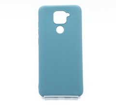 Силиконовый чехол Soft feel для Xiaomi Redmi Note 9/Redmi 10X powder blue Candy