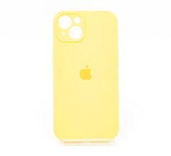 Силіконовий чохол Full Cover для iPhone 13 yellow Full Camera
