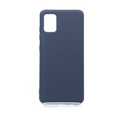 Силіконовий чохол Full Cover для Samsung A51 midnight blue без logo