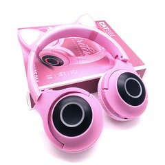 Bluetooth stereo headset CATear VZV-850M Led pink