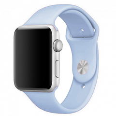 Силіконовий ремінець для Apple Watch Sport Band 42/44mm (S/M & M/L) 3pcs lilac blue