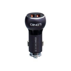 Автомобільний зарядний пристрій LDNIO C510 Q micro QC3.0/USB-C PD black