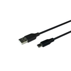 USB кабель Ridea RC-M124 Soft silicone 3A/1m Type-C black