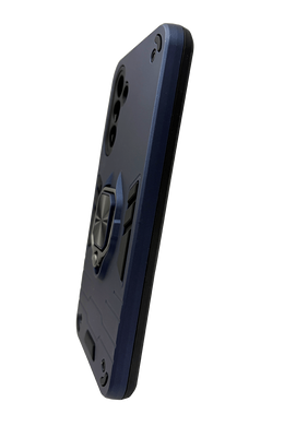 Чохол Transformer Ring for Magnet для Samsung A17/A18 dark blue протиударний Full Camera