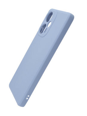 Силиконовый чехол Candy Full Camera для Xiaomi Poco F5/Note 12 Turbo mist blue