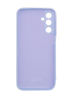 Силиконовый чехол SMTT для Samsung M15 lilac Full Camera с микрофиброй