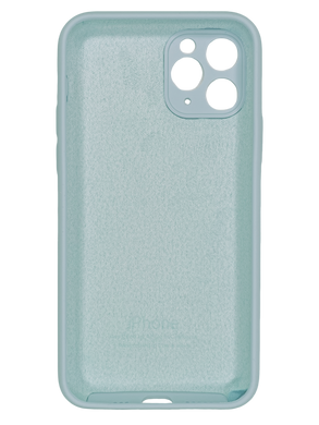 Силіконовий чохол Full Cover для iPhone 11 Pro mist blue Full Camera