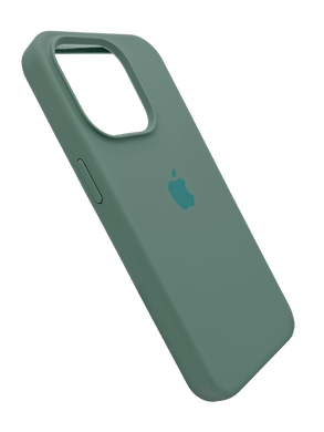 Силіконовий чохол Full Cover для iPhone 15 Pro pine green