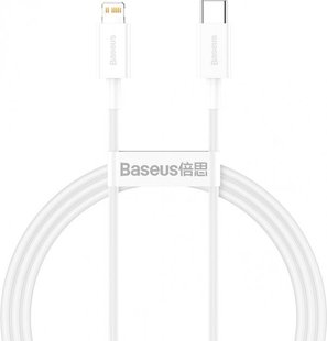 Кабель Baseus CATLYS-A02 Superior PD 20W FC Type-C to Lightning 1m white