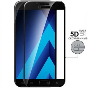 Защитное 5D стекло Strong для Samsung A320/A3 black