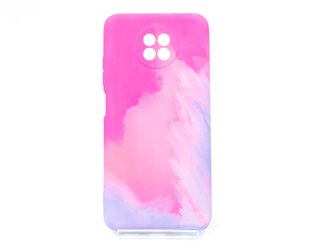 Силиконовый чехол WAVE Watercolor для Xiaomi Redmi Note 9T (TPU) pink/purple