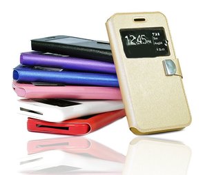 Универсальный чехол книжка L_case 3.5" gold