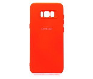 Силиконовый чехол Full Cover для Samsung S8+ red My Color Full Camera